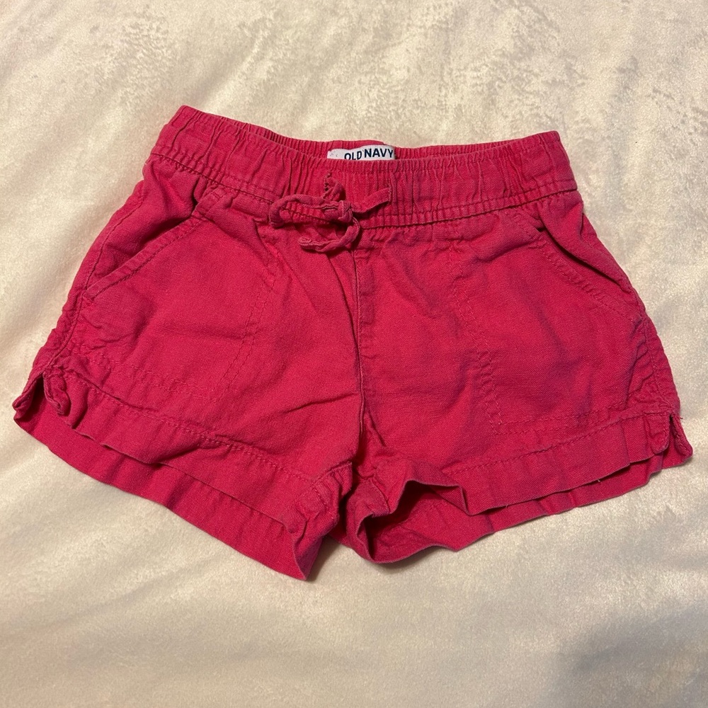 Old Navy Linen-Blend Drawstring Shorts - Lot of 3 - Picture 2 of 5